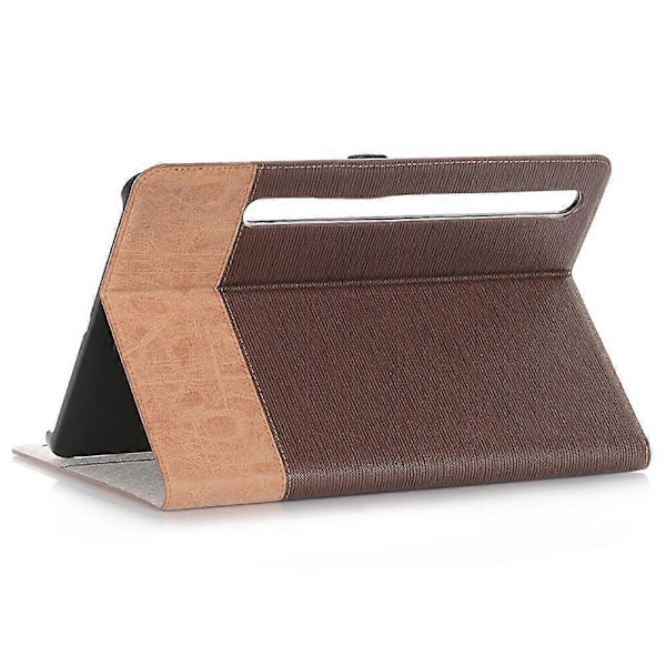 Til Samsung Galaxy Tab S9 FE Wallet Case Krydset Tekstur PU Læder Tablet Cover Multicolor Style D