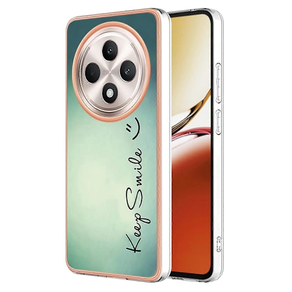 Skal för Oppo Reno12 F 4G/Oppo Reno12 F 5G IMD-D Mönstertryck 2.0mm TPU Baksida Multicolor Style A