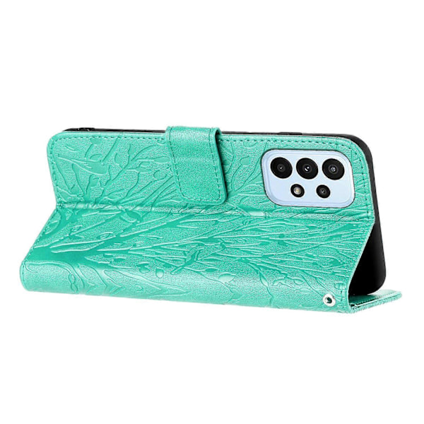Læder Wallet Telefon Cover til Samsung Galaxy A33 5G Etui Stand Shell Multicolor Style B