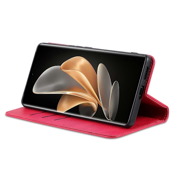 AZNS Fodral för vivo Y78+ 5G/Y78 5G Ställ PU Läder Plånboksfodral Flip Folio Telefonskal Multicolor Style A
