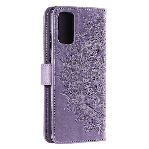 Præget Mandala Blomst Pung Læder Etui med Rem til Samsung Galaxy A52 4G/5G/A52s 5G Multicolor Style G