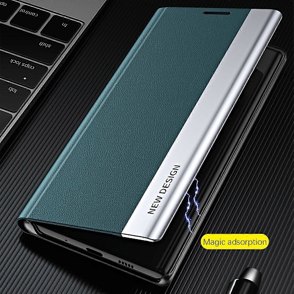 Til Samsung Galaxy A54 5G Elektroplettering PU Læder Telefon Cover Stativ Anti-ridse Smartphone Etui Multicolor Style G