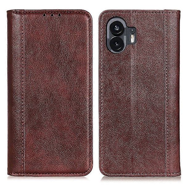 För Nothing Phone (2) Plånboksfodral i Spaltläder med Ställ, Skyddande Skal Multicolor Style C