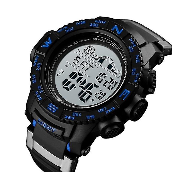 SKMEI 1380 Ulkokäyttöön Soveltuva 50m Vedenkestävä Digitaalinen Kello Blue