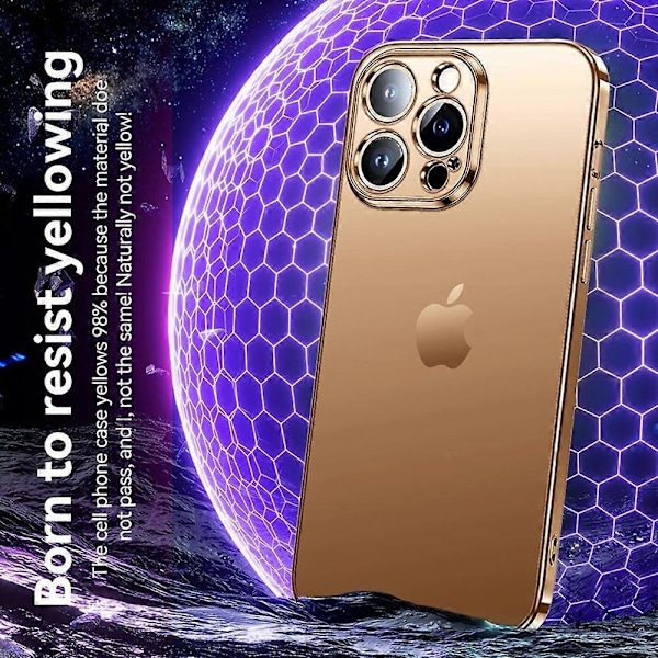 SULADA Skal för iPhone 16 Pro Elektropläterad AG Matt Anti-Fingerprint TPU Telefonfodral - Svart Multicolor Silver