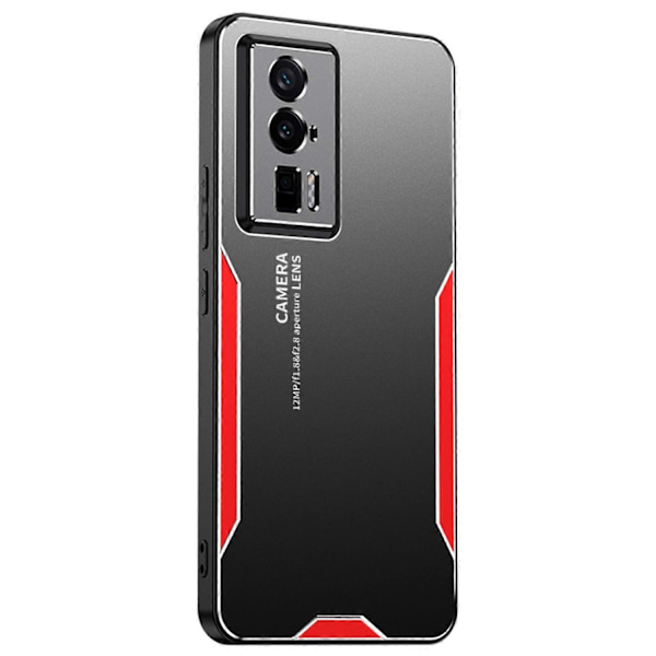 För Xiaomi Redmi K60 5G Telefonfodral Metall+TPU+PC Skydd Kamerlinsskydd Multicolor Style C