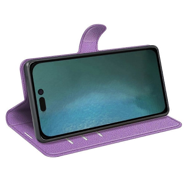 iPhone 14 6.1 tuuman PU-nahkainen lompakkokotelo jalustalla, kattava suojakuori Multicolor Style H