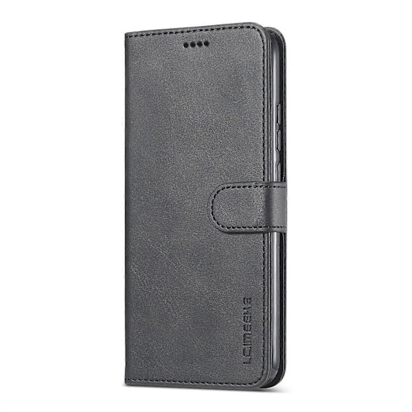 LC.IMEEKE Lommebok Stativ Lær Shell Telefon Deksel Etui for Samsung Galaxy A02/M02 (EU Versjon) Multicolor Style A
