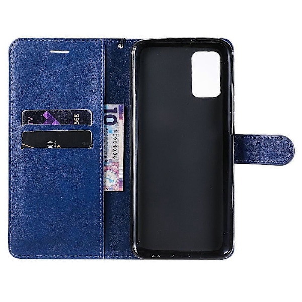 KT Leather Series-2 Pudotuskestävä Yksivärinen PU-nahkainen Puhelinkotelo Lompakolla Samsungille Multicolor Style F