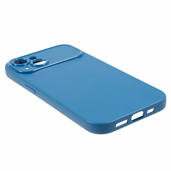 För Iphone 13 Matte Telefon Bakskal Soft Tpu Phone case Cover (exakt bakre linsutskärning) Sapphire