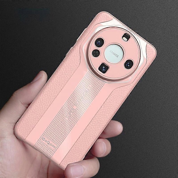 Q.COO Super Running Series 2 för Huawei Mate 60 Slim Case PU-täckt TPU+Akryl Telefonskal Multicolor Style A