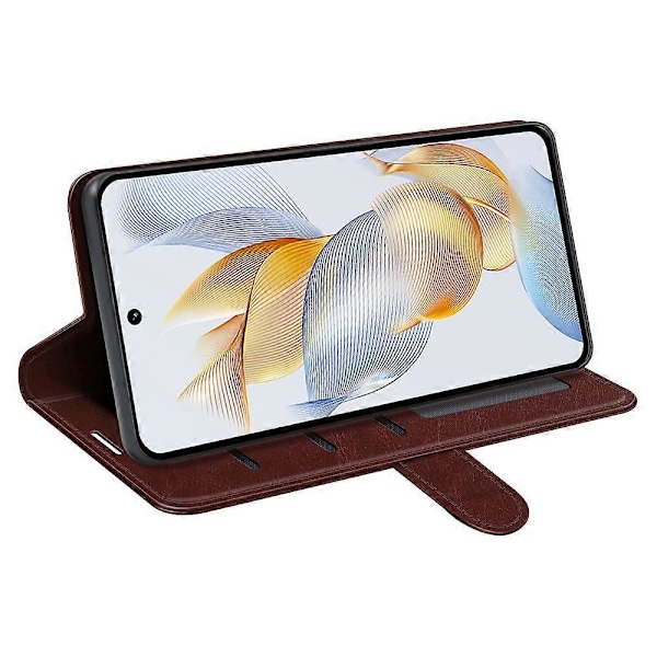 Honor 90 Pro puhelinlompakkokotelo PU-nahkaa, naarmuuntumaton jalustakotelo Multicolor Style D