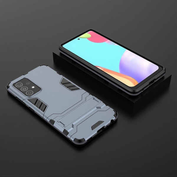 2-i-1 Stödskydd Plast+TPU Hybridskal för Samsung Galaxy A52 4G/5G/A52s 5G Multicolor Style C