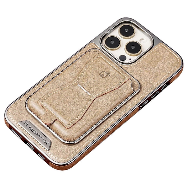 RMBMAX Fodral för iPhone 13 Pro Max 6,7 tum Magnetiskt PU-läder + TPU-telefonskal med Ställ Multicolor Slate Grey