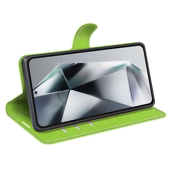 Til Samsung Galaxy S25 Ultra Case Litchi Tekstur Stødsikker Læder Wallet Telefon Cover Multicolor Style F