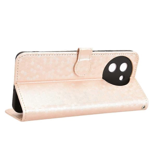 Til Doogee Note 59 Pro/ Note 59 Wallet Case Dot Mønster Prægning PU Læder Telefon Cover Multicolor Rose Gold
