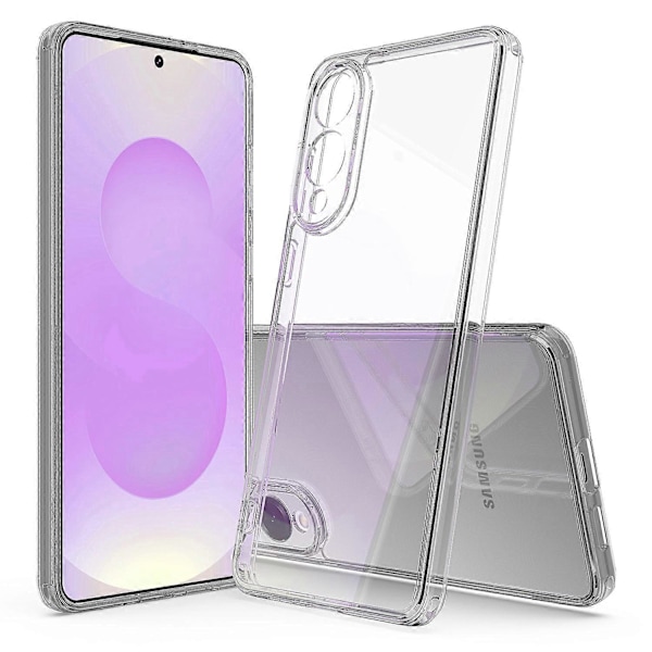 För Samsung Galaxy S25 Edge Transparent Mobilskal TPU+Akryl Stöttåligt Telefonskydd