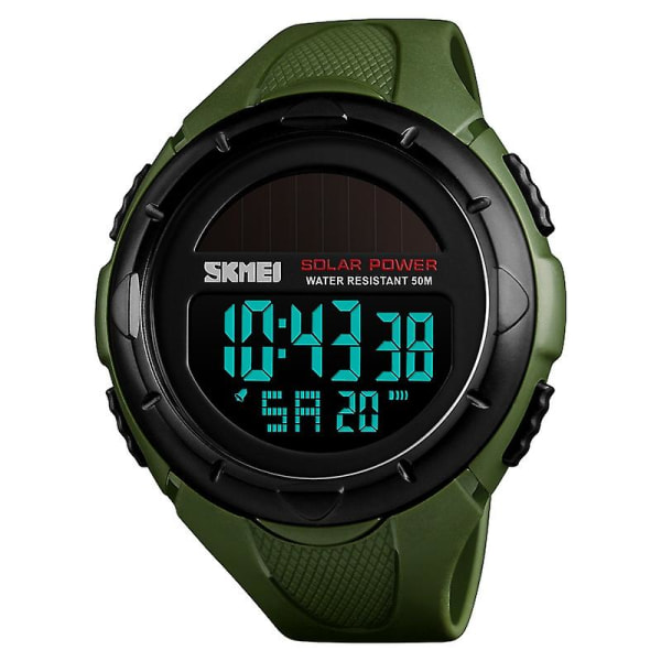 Skmei 1405 Solar Power Outdoor Sports Watch Grön Green
