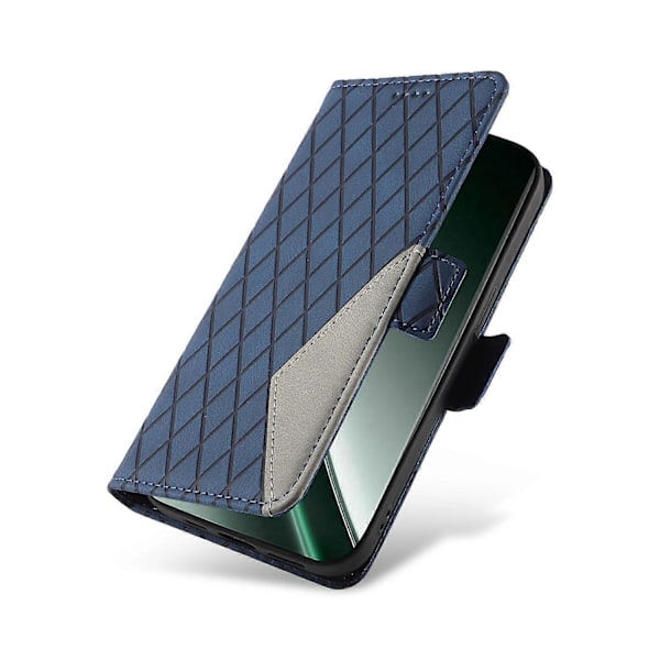 Til Realme GT 6 5G Etui Geometrisk Rombe Tegnebog Læder Telefon Cover Multicolor Style B