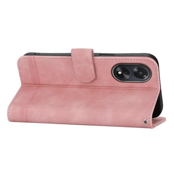 DIERFENG DF-03 Oppo A38 4G -puhelinkotelo, painettu puhelinjalustakansi, magneettinen lompakko Multicolor Style B