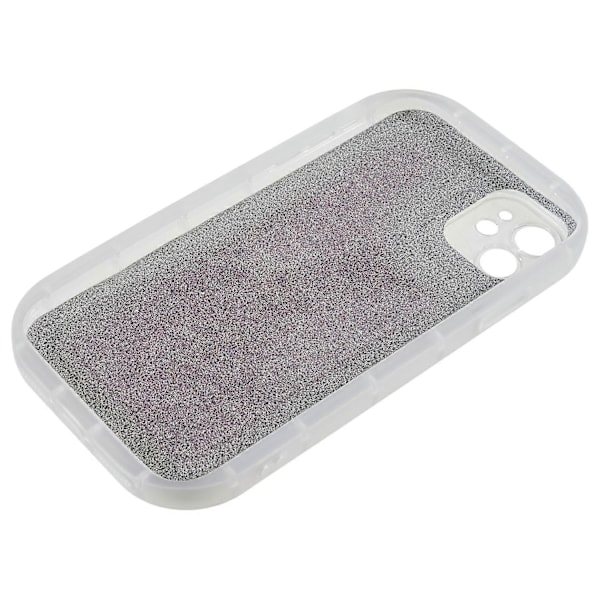 Glitter Sparkle Epoxy TPU-telefonfodral skyddande skal för iPhone 11 6,1 tum Multicolor Style A