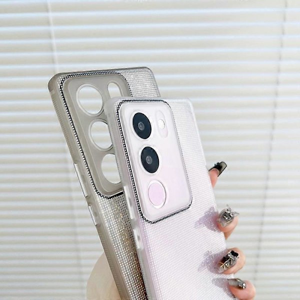 Q.COO Etui til vivo S17 5G/S17 Pro 5G Blødt TPU Anti-Ridse Glitter Bling Telefon Cover Multicolor Style B