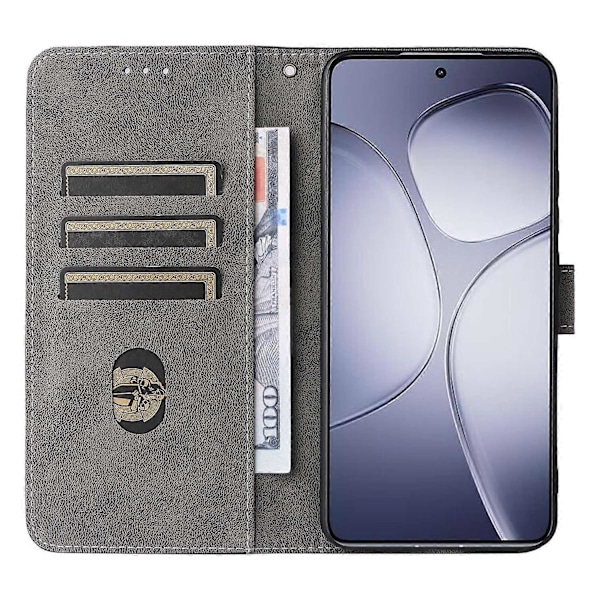 Til Xiaomi Redmi K70 Ultra Etui RFID Blokerende PU Læder Telefon Wallet Cover Multicolor Style C