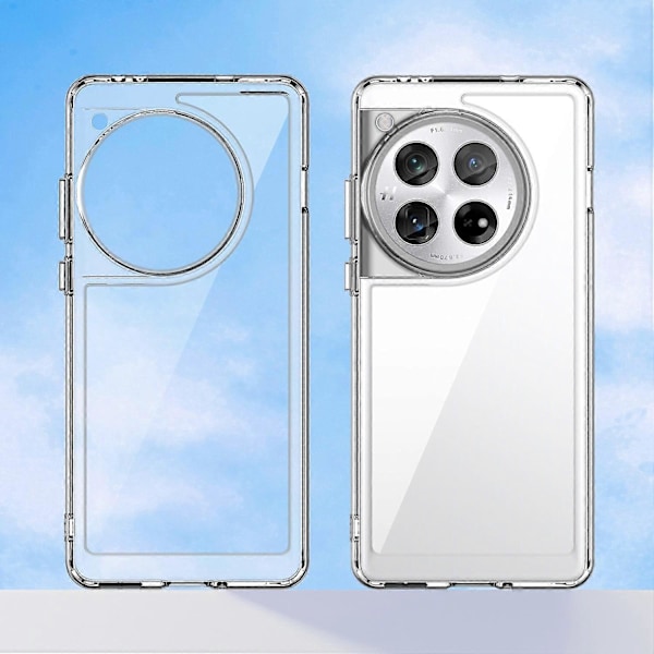 Slankt TPU+Akryl Støtsikkert Telefondeksel for OnePlus 12 5G Multicolor Transparent