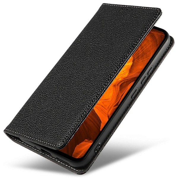 Til Samsung Galaxy A56 5G Etui Magnetisk Litchi Tekstur Tegnebog Læder Telefon Cover med Håndledsrem Multicolor Mint Green