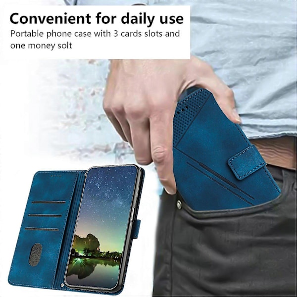 Mobilskal för Samsung Galaxy A36 5G Handväska med Tryckt Triangel Läder Telefonskydd Multicolor Style C