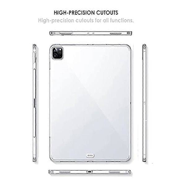 Transparent Mjukt TPU Skyddande Skal för iPad Pro 12,9-tum (2021)