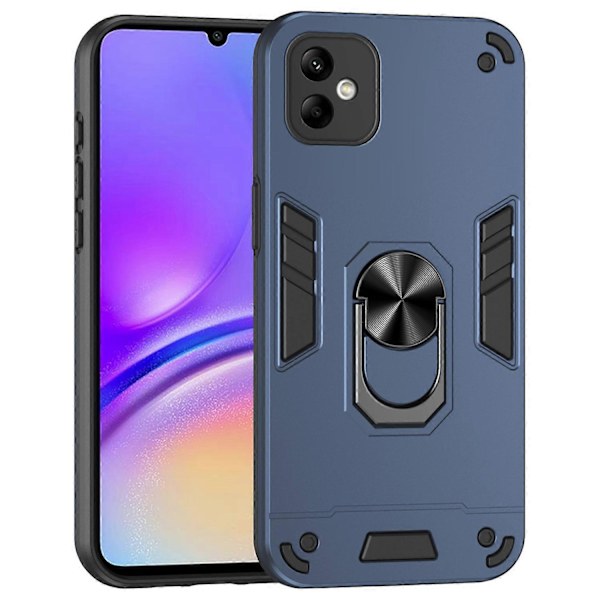 För Samsung Galaxy A05 4G Mobilskal 360 Graders Rotation Ring Ställ Multicolor Style A