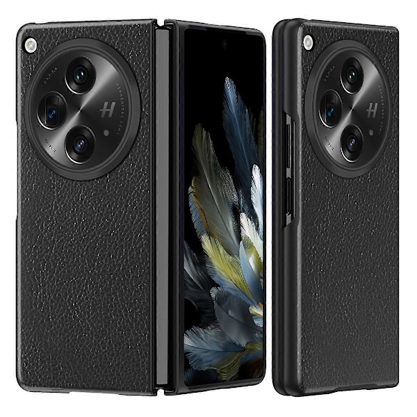 För Oppo Find N3 5G/OnePlus Open Skal PU Läderbelagd Hård PC Anti-fall Telefonskydd Multicolor Style B