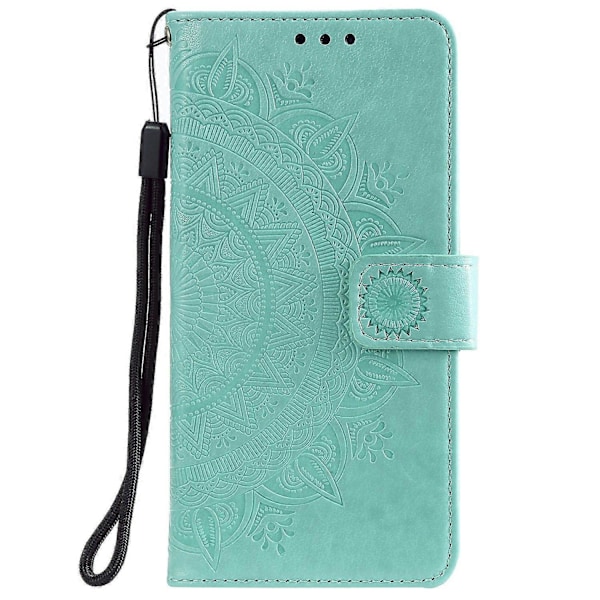Præget Mandala Blomst Pung Læder Etui med Rem til Samsung Galaxy A52 4G/5G/A52s 5G Multicolor Style B