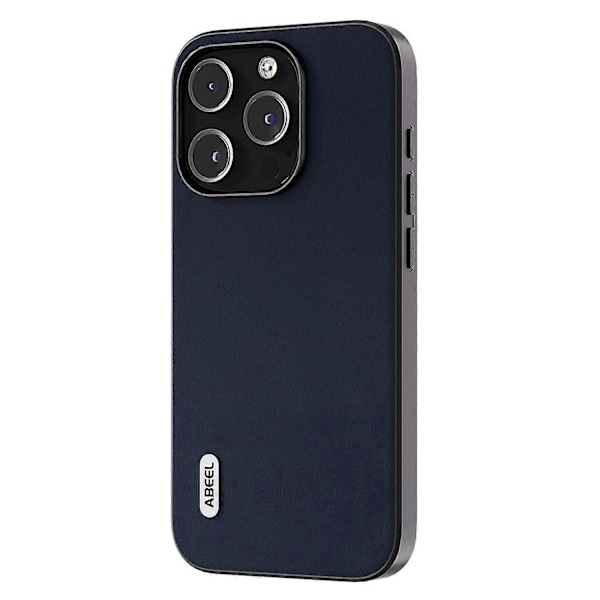 Ekte kuskinnbelagt PC+TPU Nappa tekstur deksel til iPhone 15 Pro Max Multicolor Style C