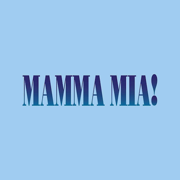 Allt+alla Mamma Mia Teaterlogo T-shirt för kvinnor Sky Blue S