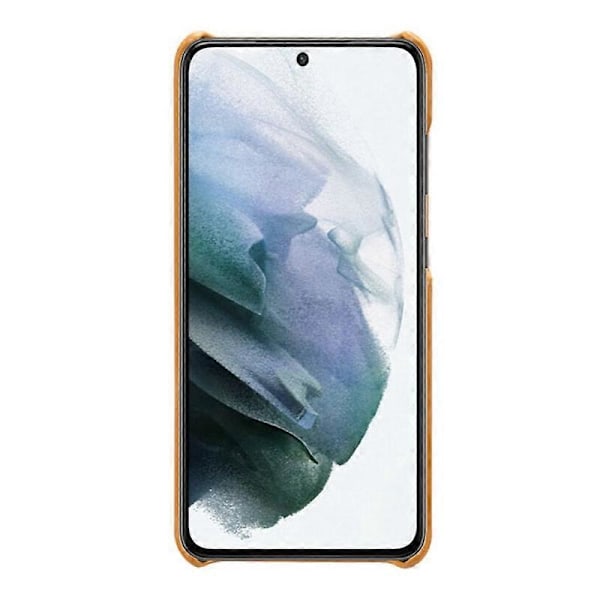KSQ Glat PU Læder Overfladebelagt PC Telefon Cover til Samsung Galaxy S22 5G Multicolor Style A