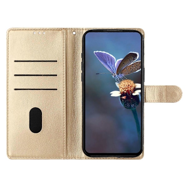 Til Samsung Galaxy A36 5G Etui Sommerfugl Blomst Stødsikkert PU Læder Wallet Telefon Cover Multicolor Style A