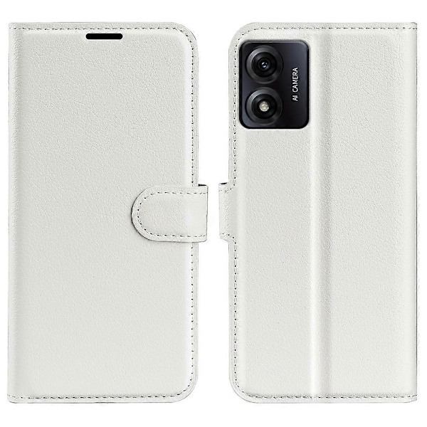 Puhelinpidikekotelo Motorola Moto E13 4G:lle, lompakkotoiminnolla varustettu nahkakuorikotelo Multicolor Style B
