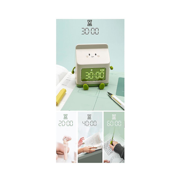 Mjölk Cartlarm C Mjölkkartong Elektronisk Led C Bedside Dormy Stude