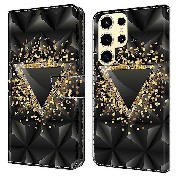 Samsung Galaxy S25 Ultra -kotelo PU-nahkainen lompakkopuhelinkotelo jalustalla Multicolor Style I