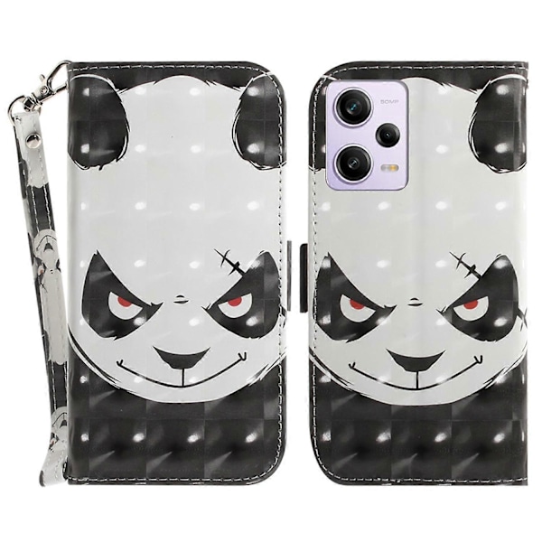 PU-læder telefoncover med stativ til Xiaomi Redmi Note 12 Pro 5G/Note 12 Pro Speed 5G/Poco X5 Pro 5G Multicolor Style K