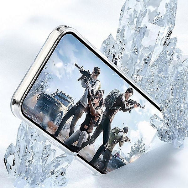 Q.COO Ice Mist Series för iPhone 14 Plus TPU Skal Matt Telefonskydd Fingeravtrycksfritt Multicolor Style B