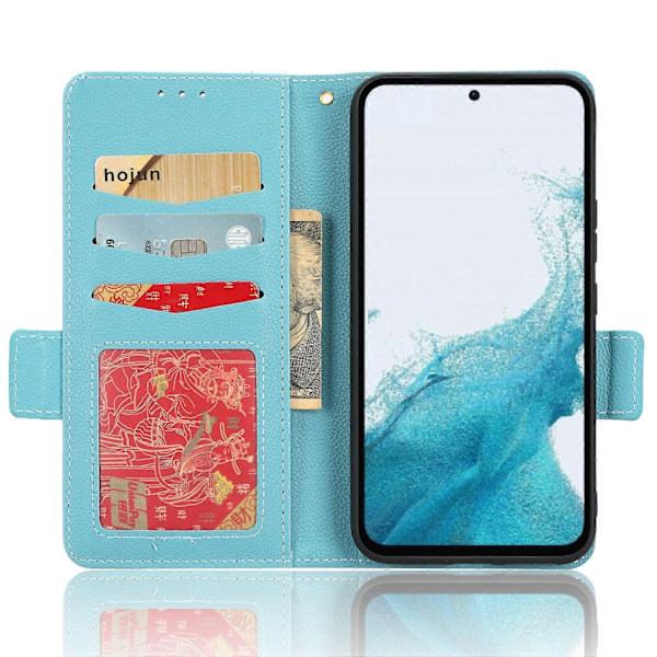 Til Samsung Galaxy A54 5G Mobiltelefon Cover Wallet Stand PU Læder Dobbelt Magnetisk Lås Telefon Etui Multicolor Style F