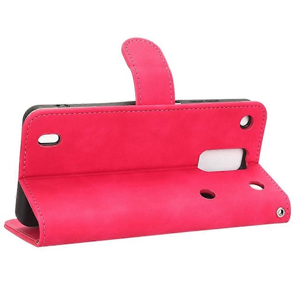 PU-læder telefoncover med pung til ZTE Blade A32 - Hudvenlig overflade, stativ og telefonbeskyttelse Multicolor Style C