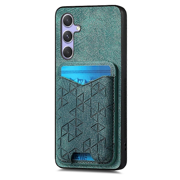 Til Samsung Galaxy 54 5G Etui med Præget Mønster, Kortholder, Støttefod, Læder Bagside Cover Multicolor Style C