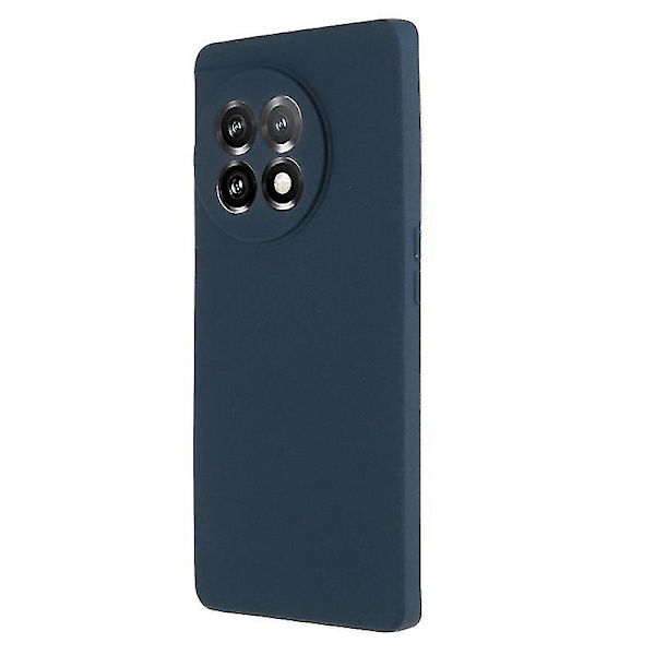 Mjukt Tpu phone case för Oneplus 11 5g , dubbelsidigt matt skyddande cover Navy Blue
