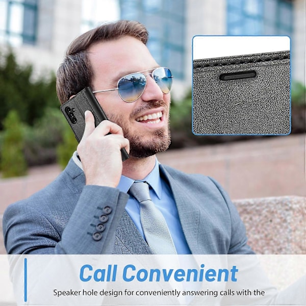 LC.IMEEKE Stöttåligt Telefonfodral för Samsung Galaxy A54 5G, PU Läder Flip Plånboksfodral med Ställ Multicolor Style A