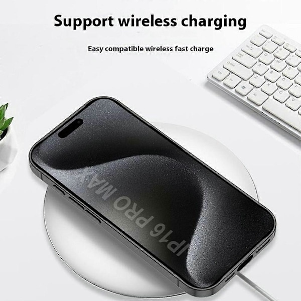 GKK iPhone 16 Pro -kotelo, yhteensopiva MagSafe PU+PC -puhelinkuoren kanssa, korttipidike ja jalusta Multicolor Style D