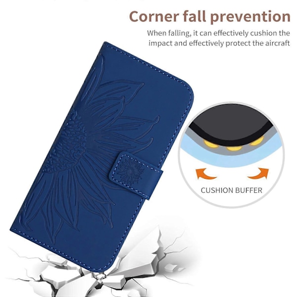 Til Xiaomi 14 Pro Etui Hud-berørings Wallet Stand Læder Cover med Skulderrem Multicolor Style A